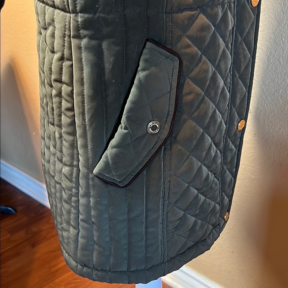 Laundry by Shelli Segal Quilted Coat S - Picture 10 of 13